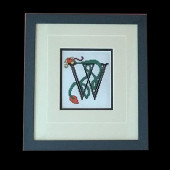 Framed picture of tapestry