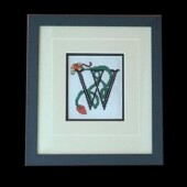 Framed picture of tapestry