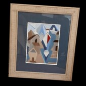 Framed picture of a pattern