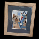 Framed picture of a pattern